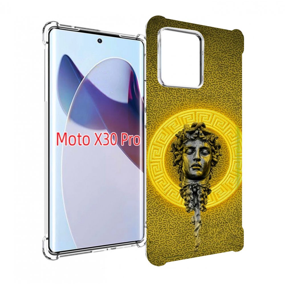 

Чехол MyPads статуя версачи для Motorola Moto X30 Pro, Прозрачный, Tocco
