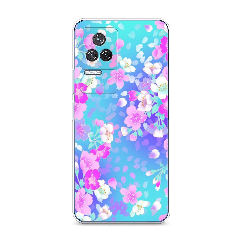 

Чехол Awog на Xiaomi Redmi K50 "Яблоневые цветы", Разноцветный, 312250-8