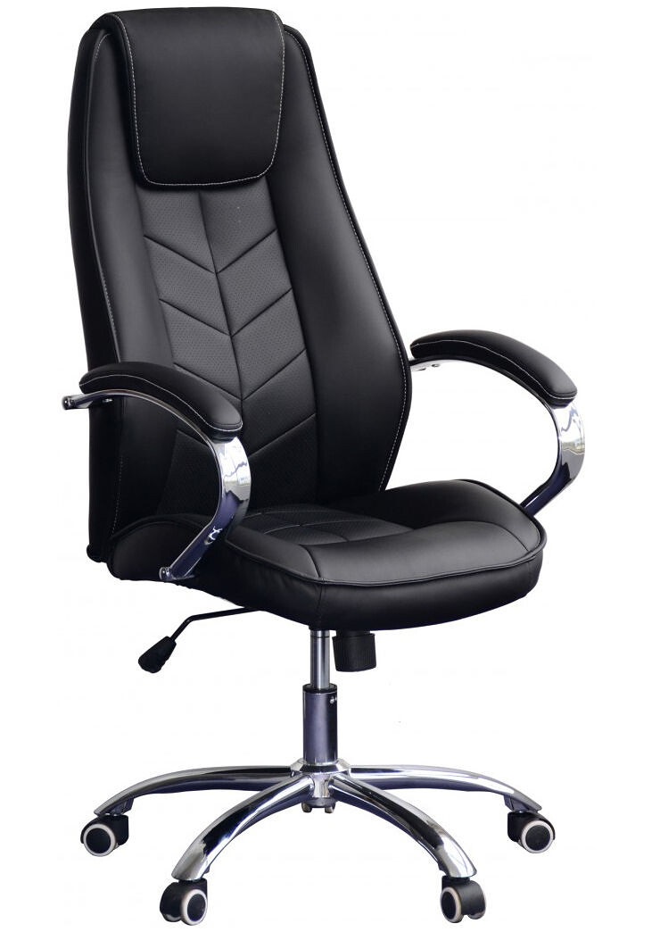

Кресло для руководителя Bent Экокожа черная 350x650x750