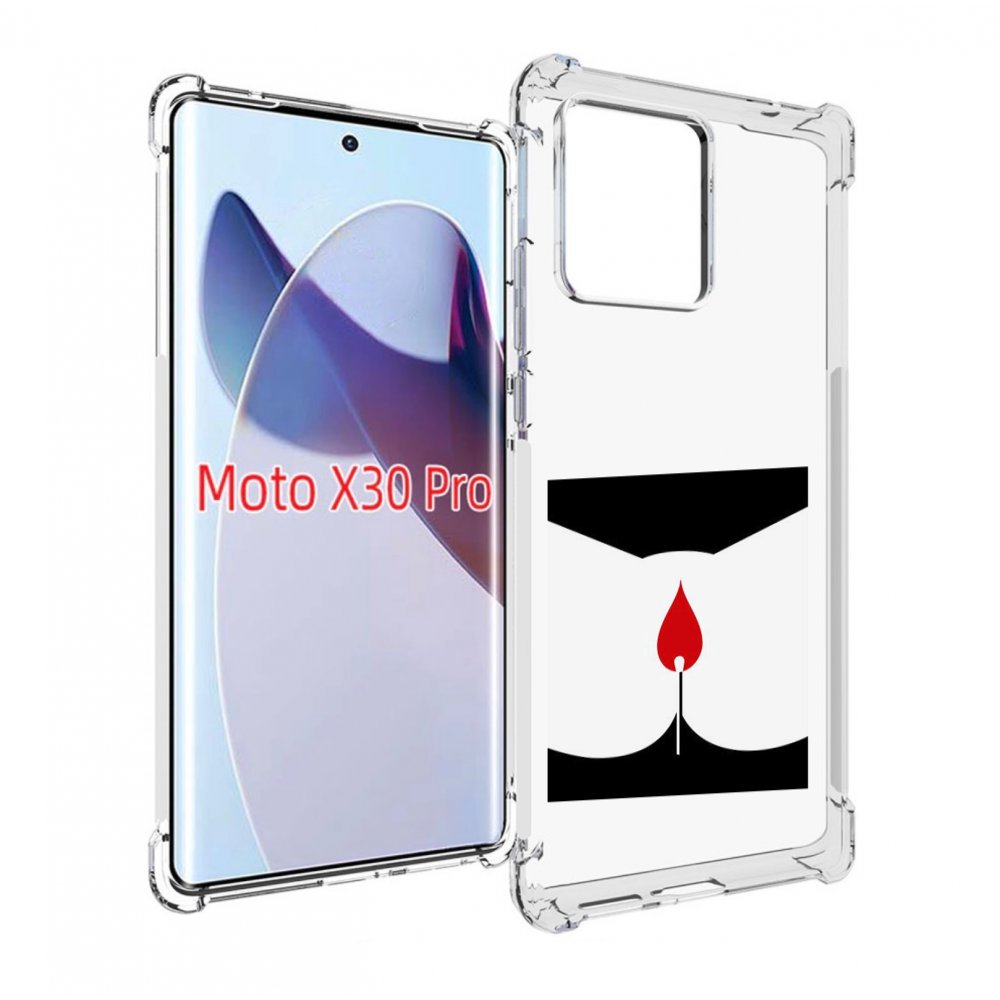 

Чехол MyPads спичка горит для Motorola Moto X30 Pro, Прозрачный, Tocco
