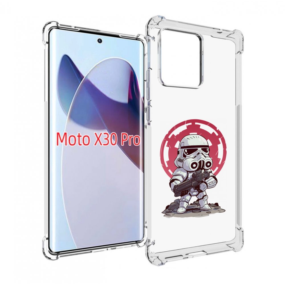 

Чехол MyPads солдат-из-старварс для Motorola Moto X30 Pro, Прозрачный, Tocco