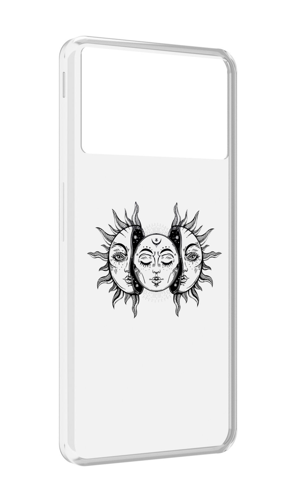 

Чехол MyPads луна-в-солнце для ZTE Nubia Z40S Pro, Прозрачный, Tocco