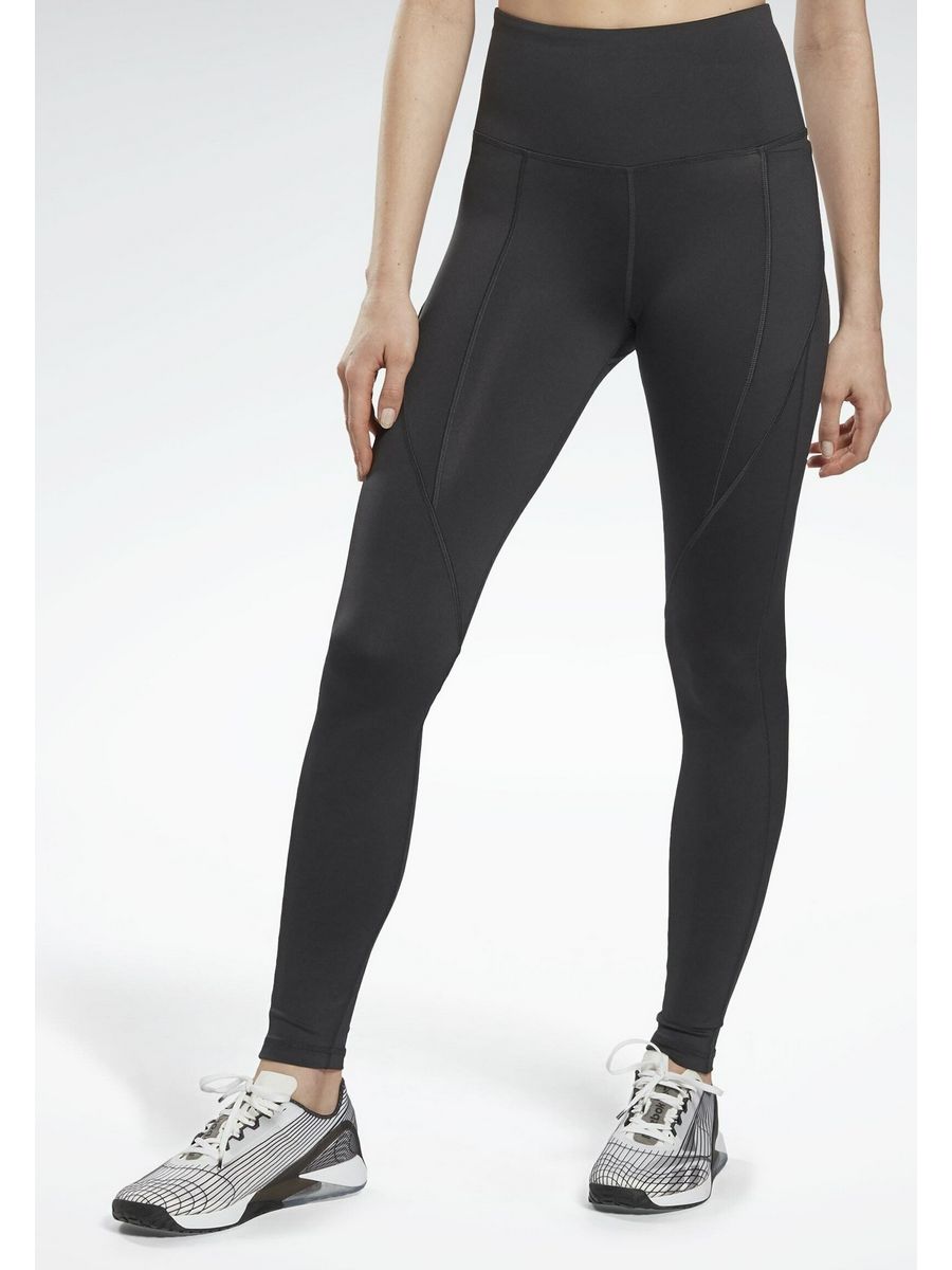 

Спортивные леггинсы женские Reebok RE541E132 черные XL, Черный, RE541E132