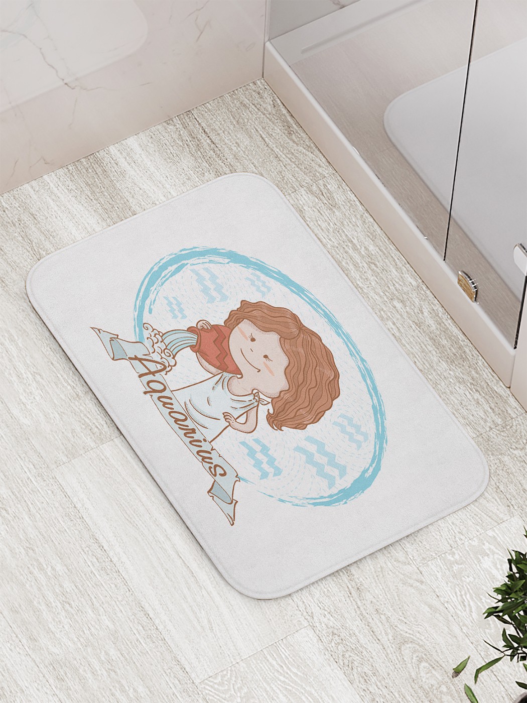 

Коврик противоскользящий для ванной, сауны, бассейна, 77х52 см bath_58191 JoyArty