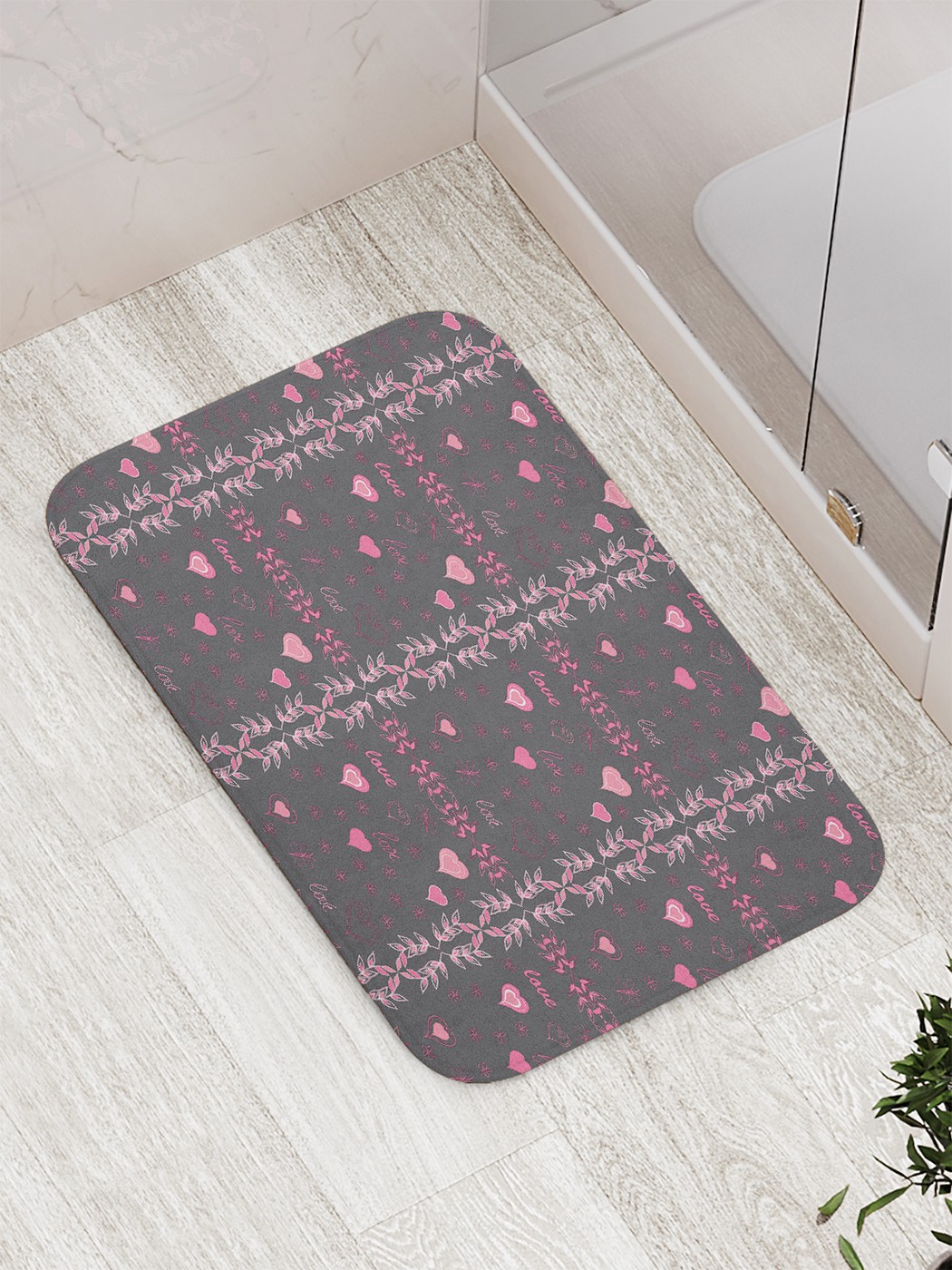 

Коврик противоскользящий для ванной, сауны, бассейна, 77х52 см bath_58189 JoyArty