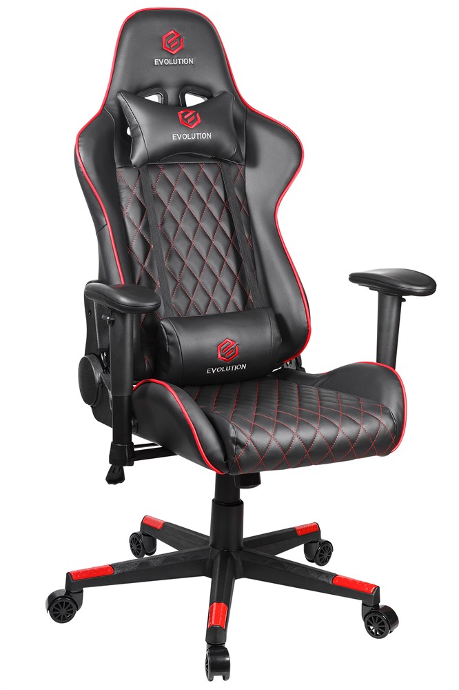 Кресло геймерское EVOLUTION TACTIC 1 BLACK\RED