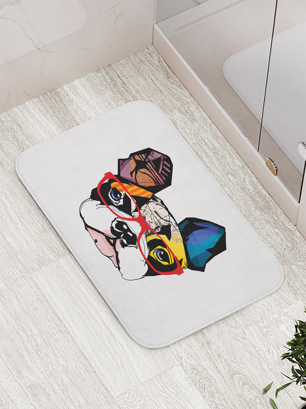 

Коврик противоскользящий для ванной, сауны, бассейна, 77х52 см bath_58154 JoyArty