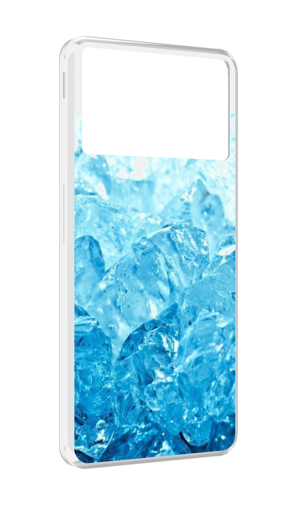 Чехол MyPads кусочки-льда для ZTE Nubia Z40S Pro