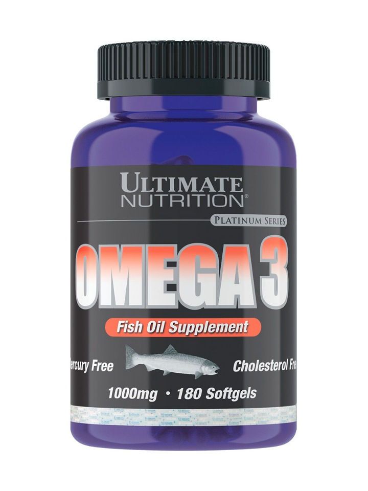 Жирные кислоты Ultimate Nutrition Omega 3 180 капс.