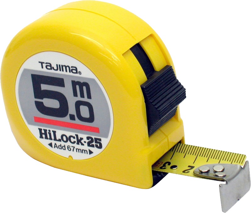 Рулетка Tajima HI LOCK (H5P50MY) 5м/25мм