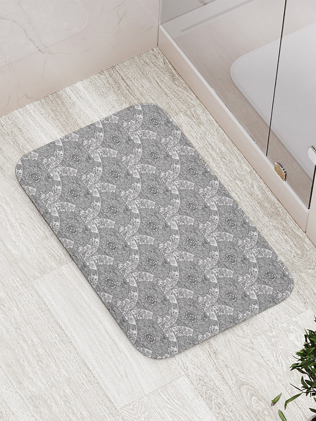 

Коврик противоскользящий для ванной, сауны, бассейна, 77х52 см bath_58129 JoyArty