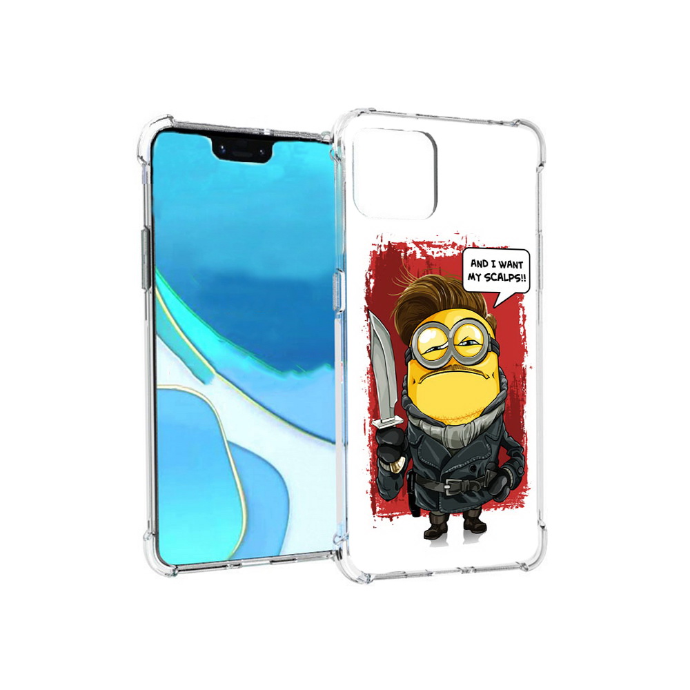

Чехол MyPads Tocco для Google Pixel 4 XL миньон убийца, Прозрачный, Tocco