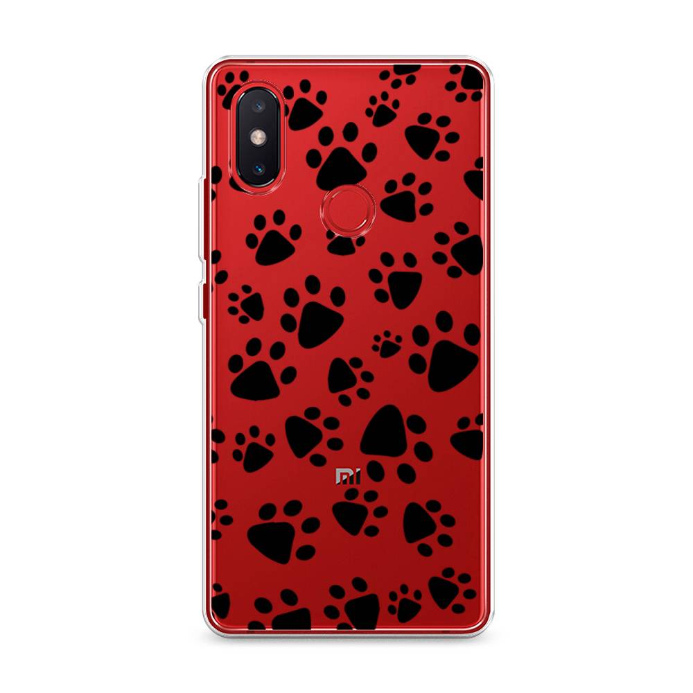 

Чехол Awog на Xiaomi Mi 8 SE "Лапки черные", Разноцветный, 33750-2