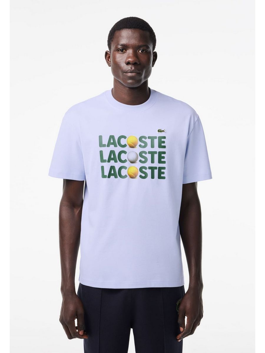 

Футболка мужская Lacoste LA222O0F0 синяя XL, Синий, LA222O0F0