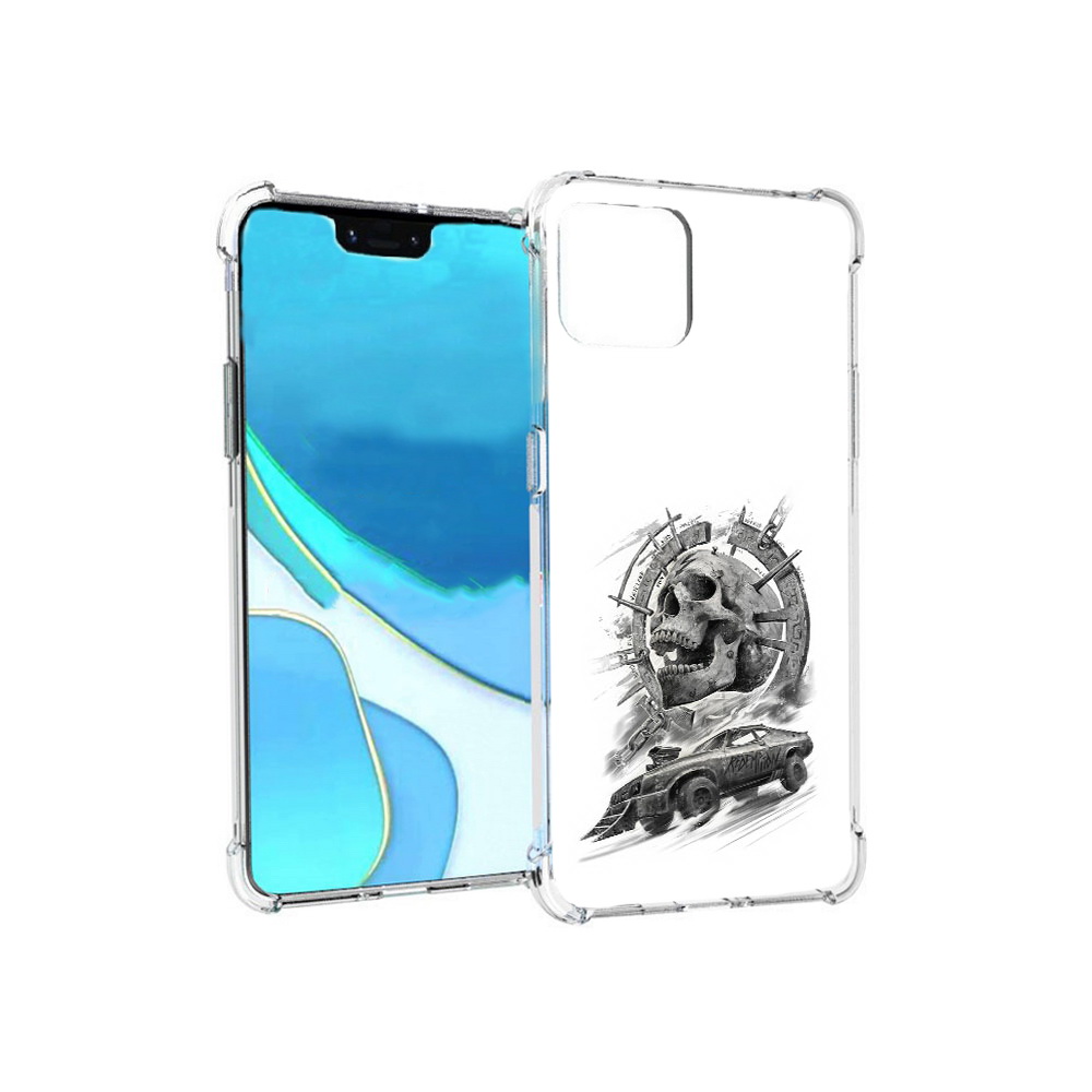 

Чехол MyPads Tocco для Google Pixel 4 XL мед макс, Прозрачный, Tocco