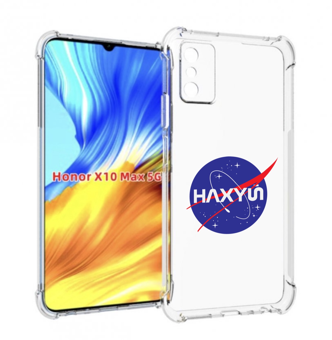 

Чехол MyPads российское-нато для Honor X10 Max, Прозрачный, Tocco