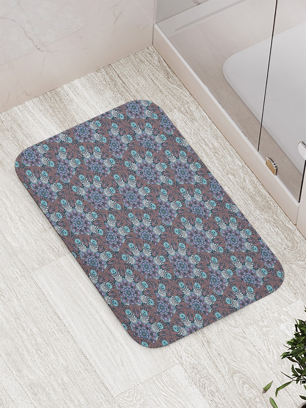 

Коврик противоскользящий для ванной, сауны, бассейна, 77х52 см bath_58081 JoyArty