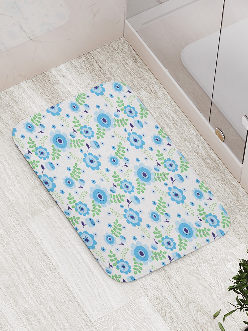 

Коврик противоскользящий для ванной, сауны, бассейна, 77х52 см bath_58072 JoyArty