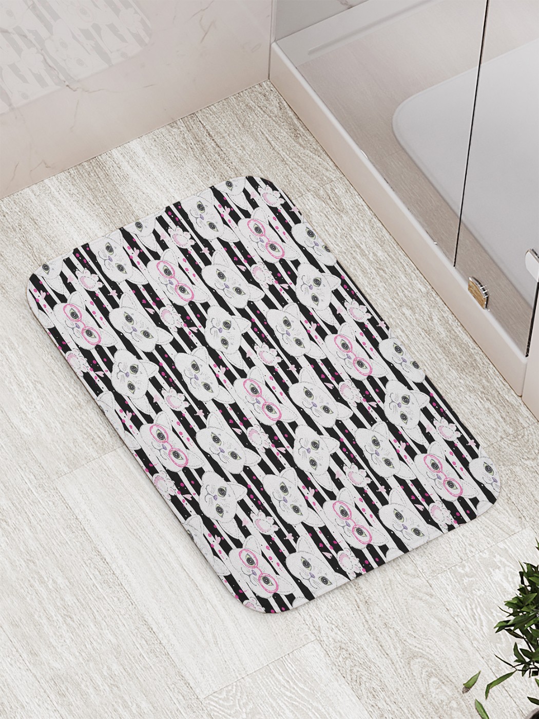 

Коврик противоскользящий для ванной, сауны, бассейна, 77х52 см bath_58068 JoyArty