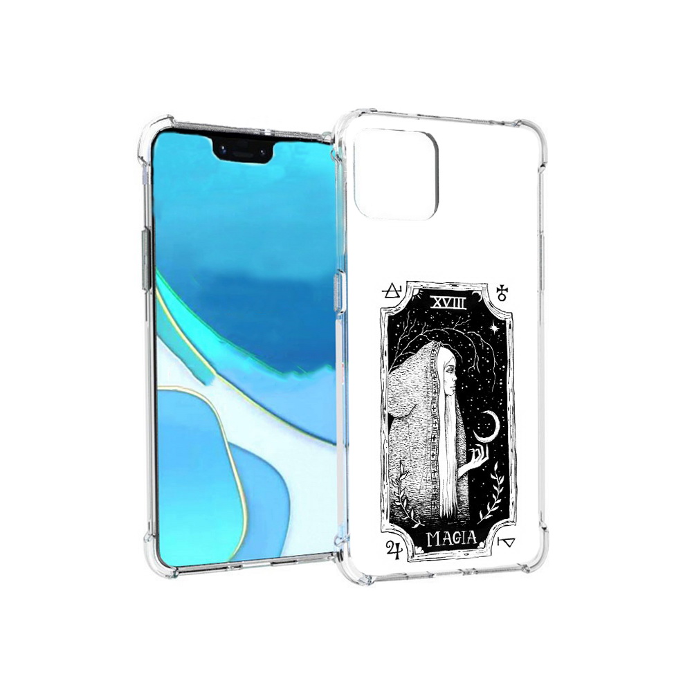 

Чехол MyPads Tocco для Google Pixel 4 XL лунная магия, Прозрачный, Tocco