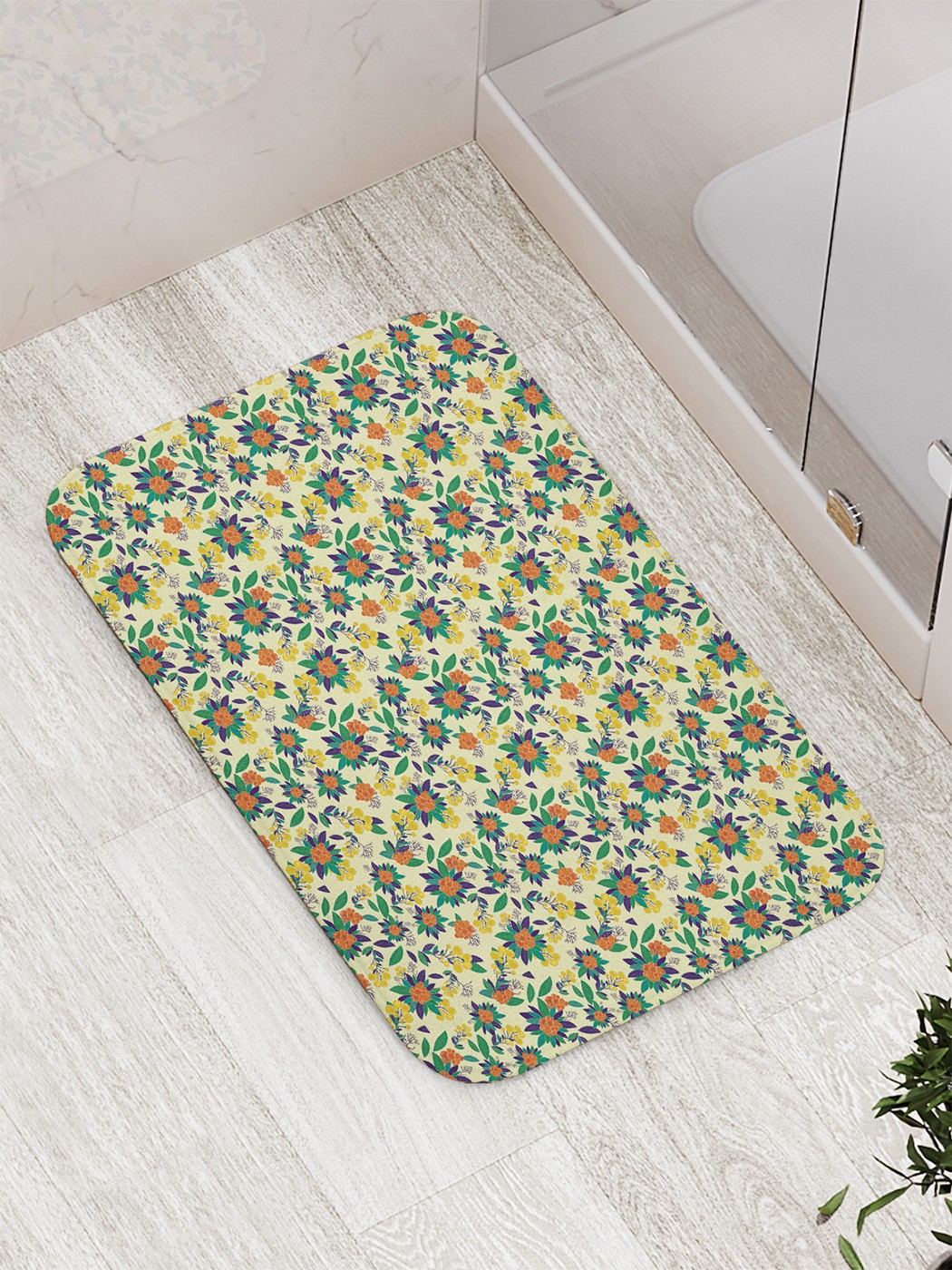 

Коврик противоскользящий для ванной, сауны, бассейна, 77х52 см bath_58059 JoyArty