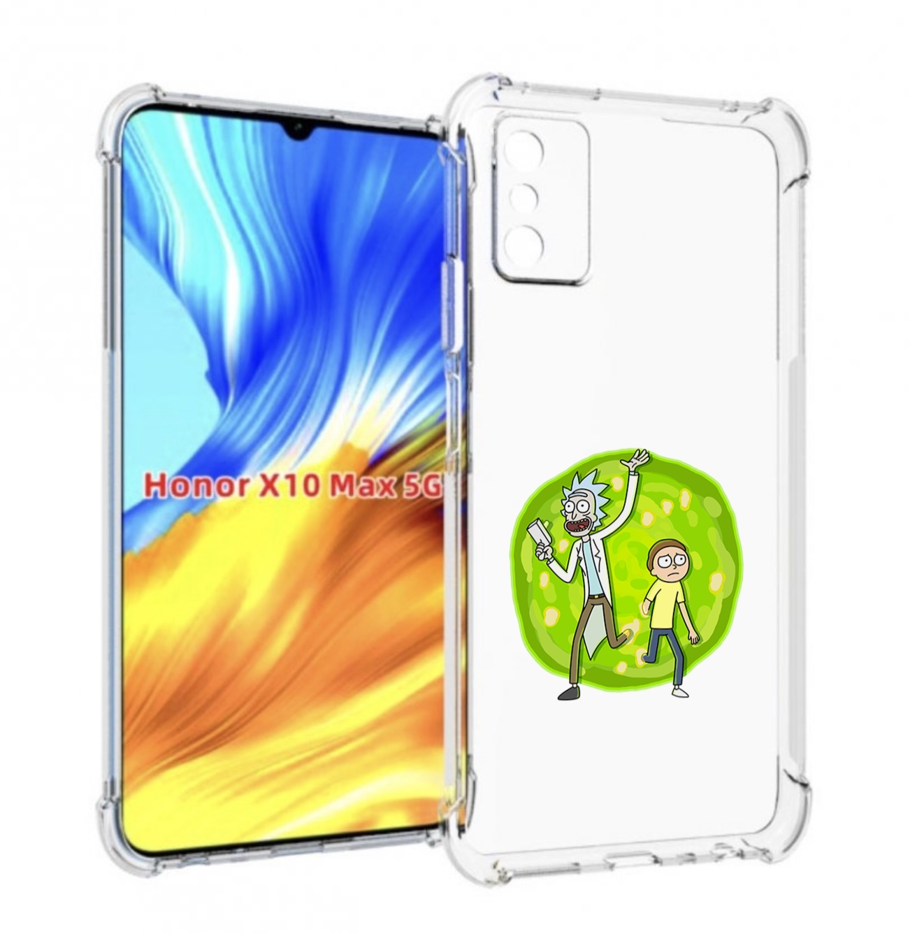 

Чехол MyPads рик-и-морти-в-кружке для Honor X10 Max, Прозрачный, Tocco
