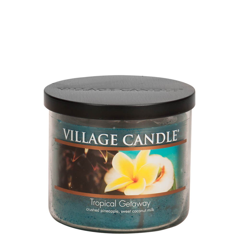 фото Ароматическая свеча village candle "tropical getawa", чаша, средняя