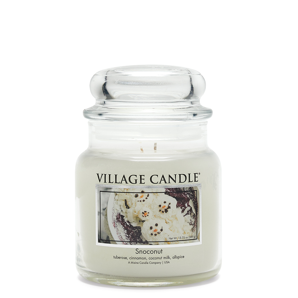 фото Ароматическая свеча village candle "snoconut", средняя