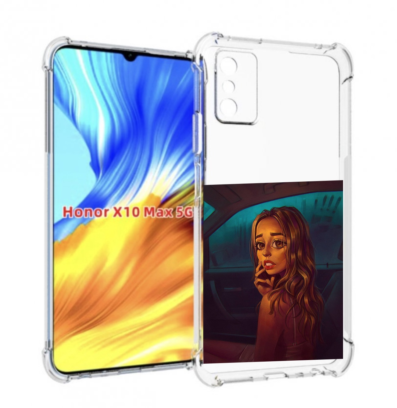 

Чехол MyPads пуп-невесты женский для Honor X10 Max, Прозрачный, Tocco