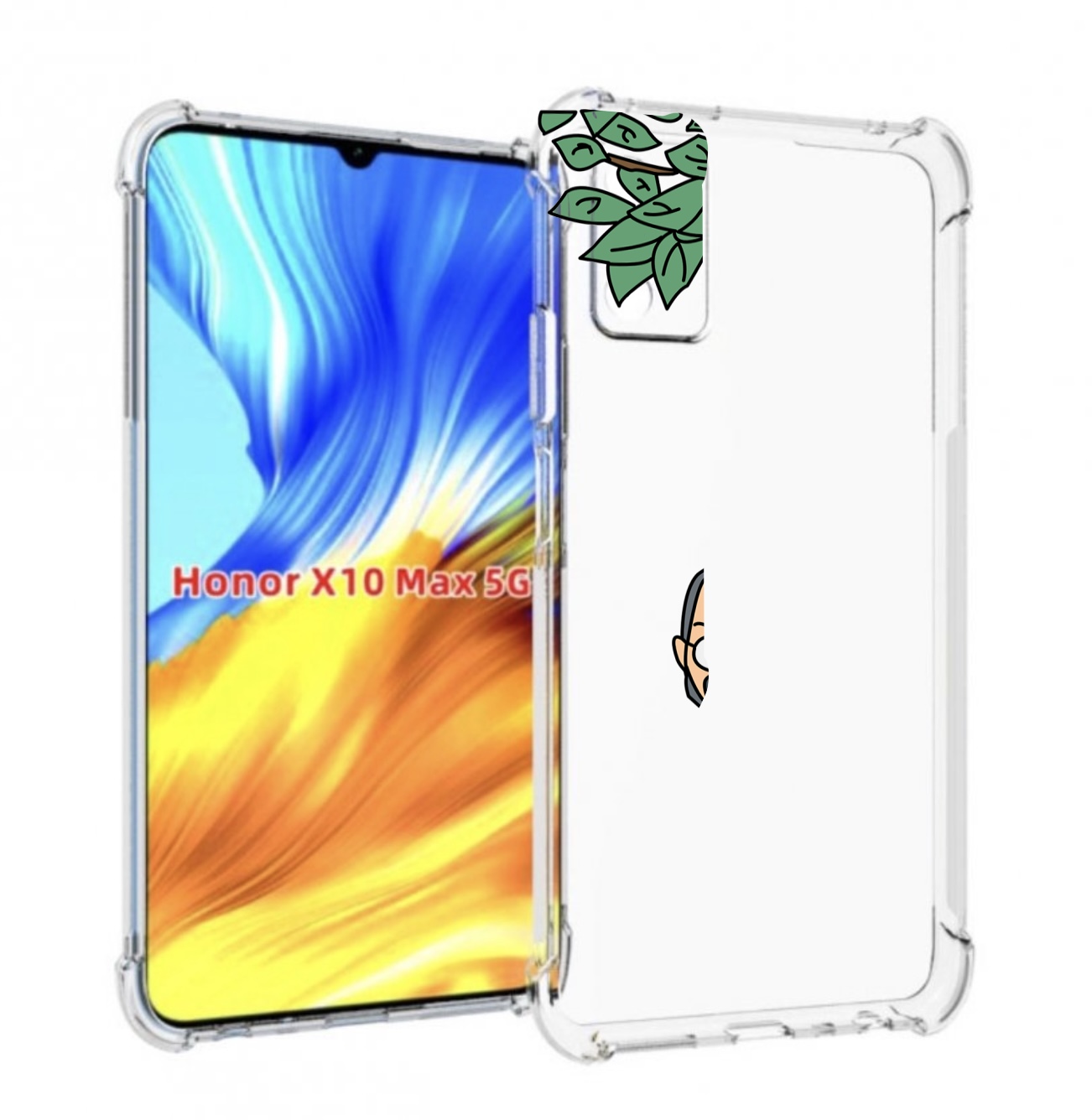 

Чехол MyPads программист для Honor X10 Max, Прозрачный, Tocco