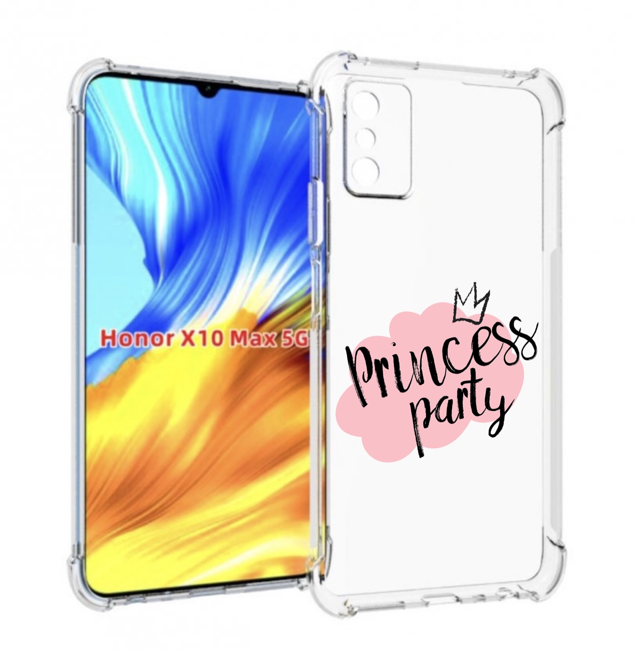 

Чехол MyPads принцессная-вечеринка для Honor X10 Max, Прозрачный, Tocco