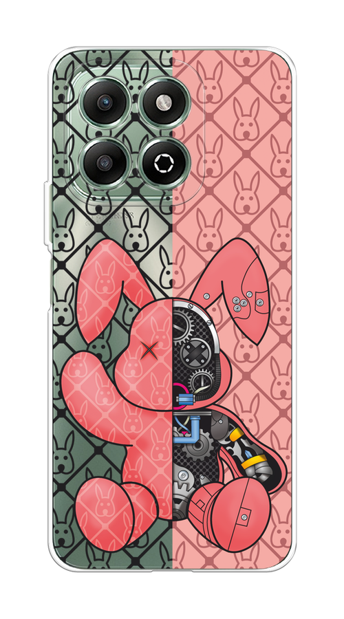 

Чехол на Honor X6b "Киборг-заяц розовый", Розовый;прозрачный;черный, 6124950-1