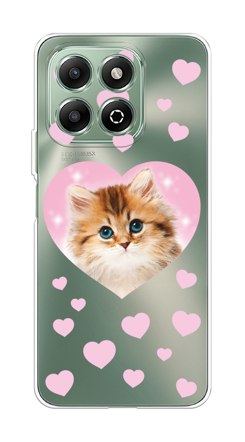 

Чехол на Honor X6b "Котенок в сердце", Розовый;оранжевый;белый;прозрачный, 6124950-1