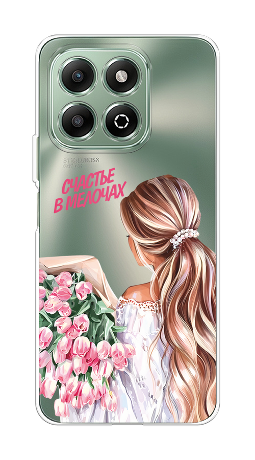 

Чехол на Honor X6b "Простые радости", Прозрачный;розовый;белый;бежевый, 6124950-1