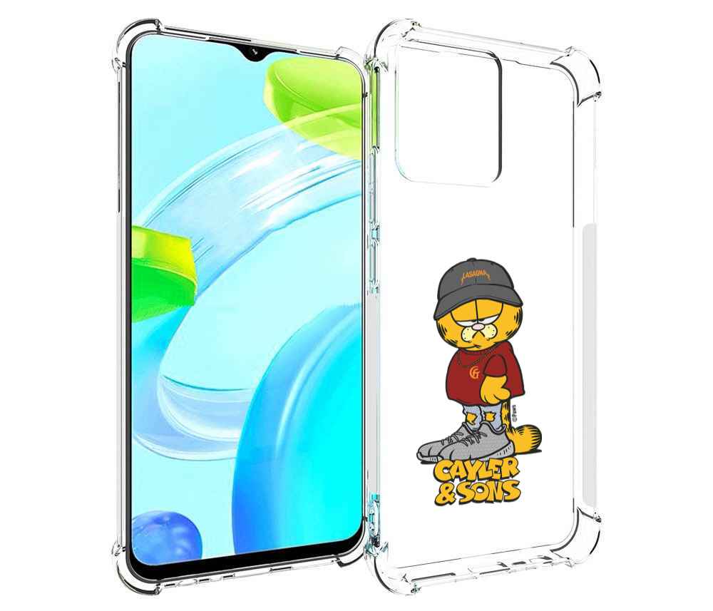 Чехол MyPads кот-в-кроссовках для Tecno Phantom X2
