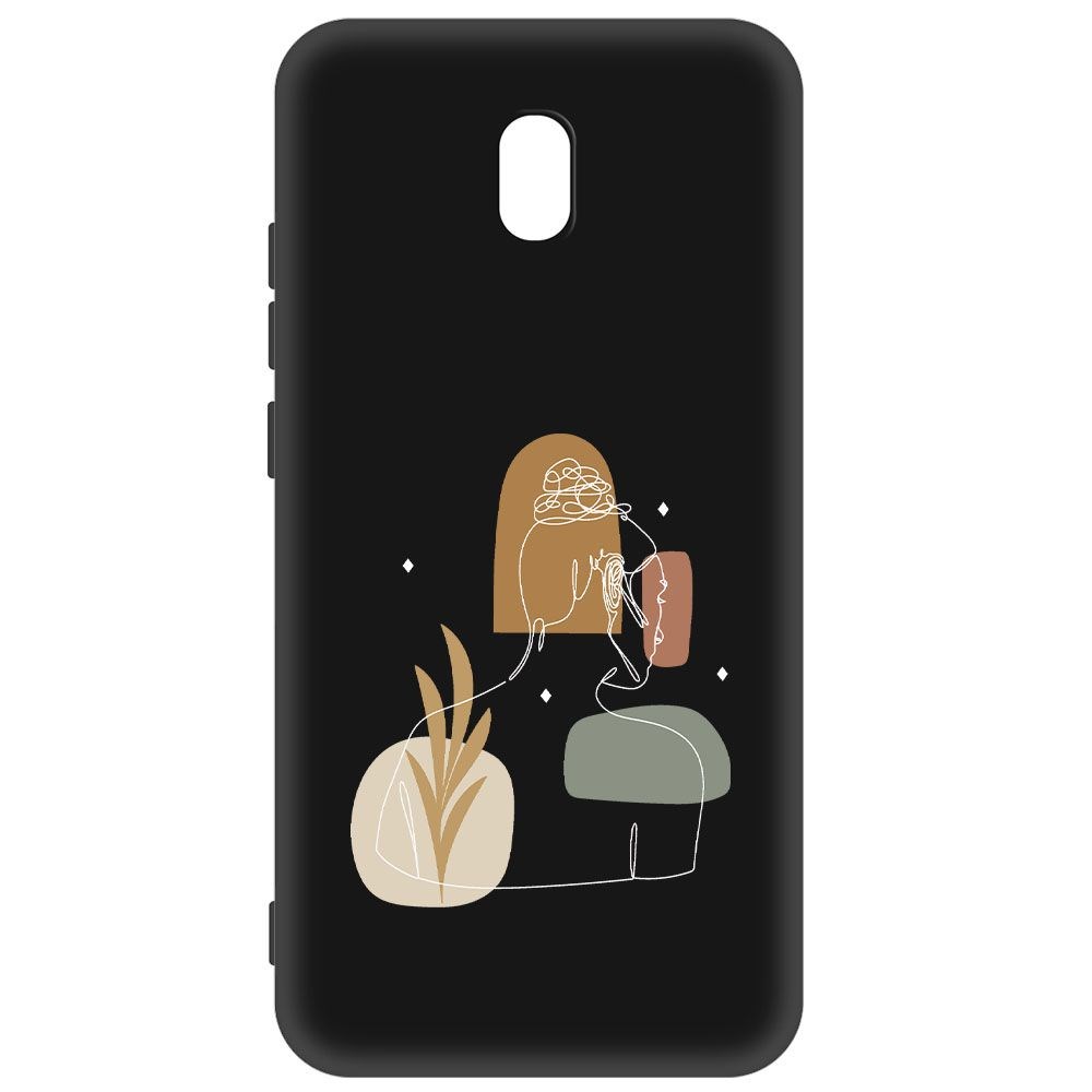 

Чехол-накладка Krutoff Soft Case Таинственность для Xiaomi Redmi 8A черный