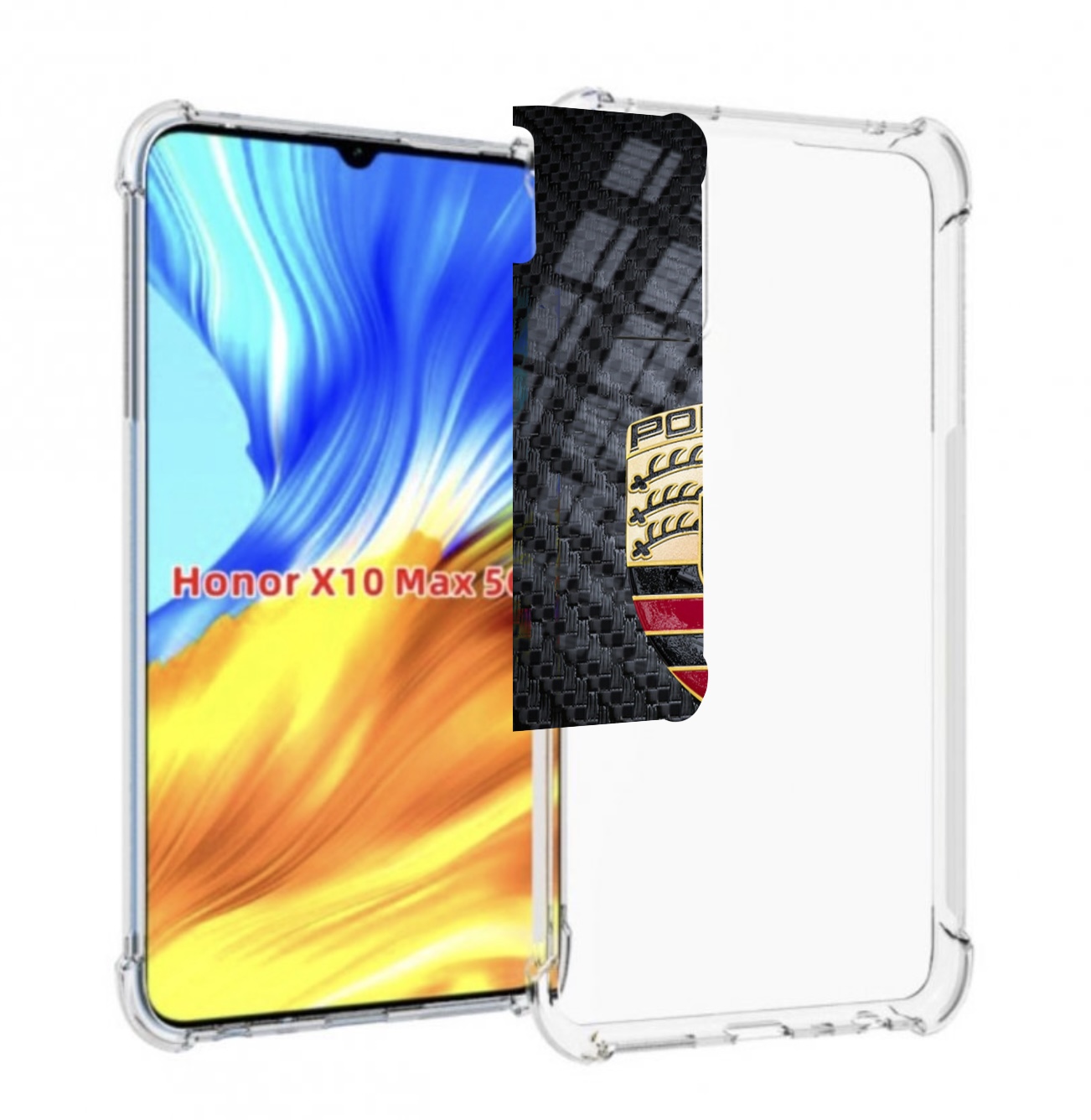 

Чехол Mypads Porsche 3 Мужской Для Honor X10 Max, Прозрачный, Tocco