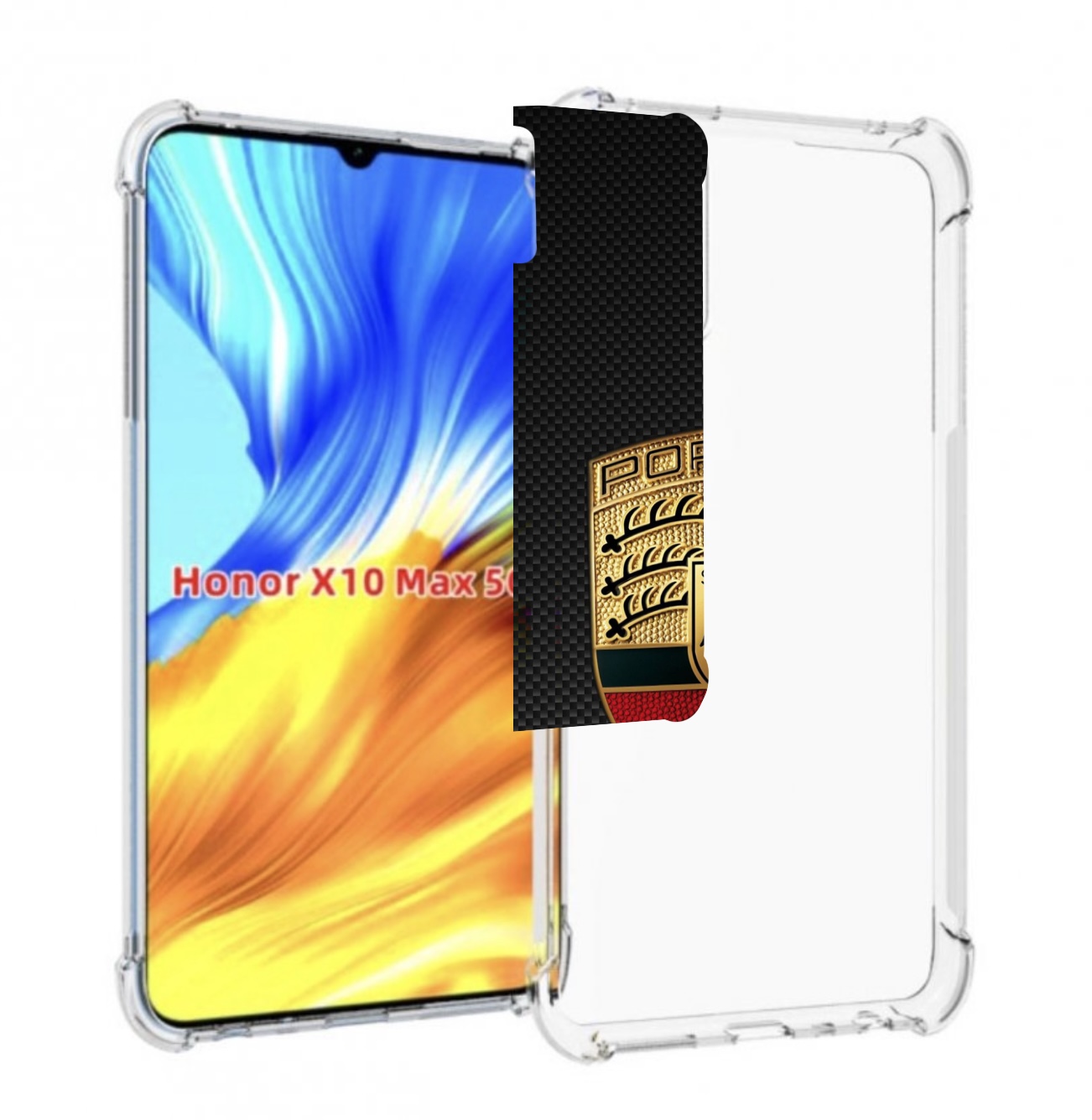 

Чехол Mypads Porsche 1 Для Honor X10 Max, Прозрачный, Tocco