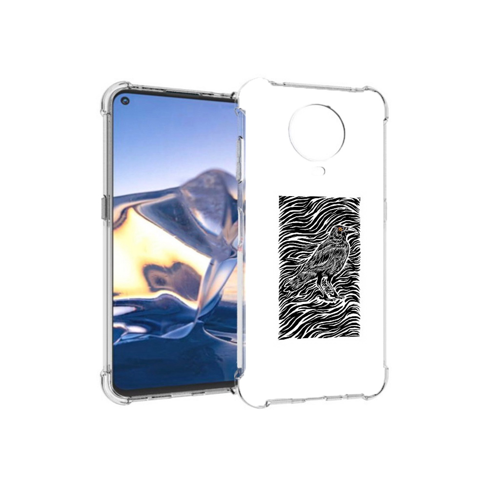 

Чехол MyPads Tocco для Nokia G10 ворон в абстракции (PT171673.98.272), Tocco
