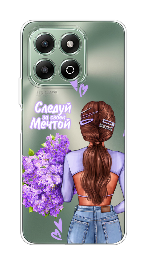 

Чехол на Honor X6b "Следуй за своей мечтой", Фиолетовый;коричневый, 6124950-1