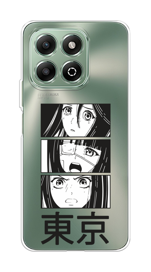 

Чехол на Honor X6b "Tokyo girls", Белый;черный;прозрачный, 6124950-1