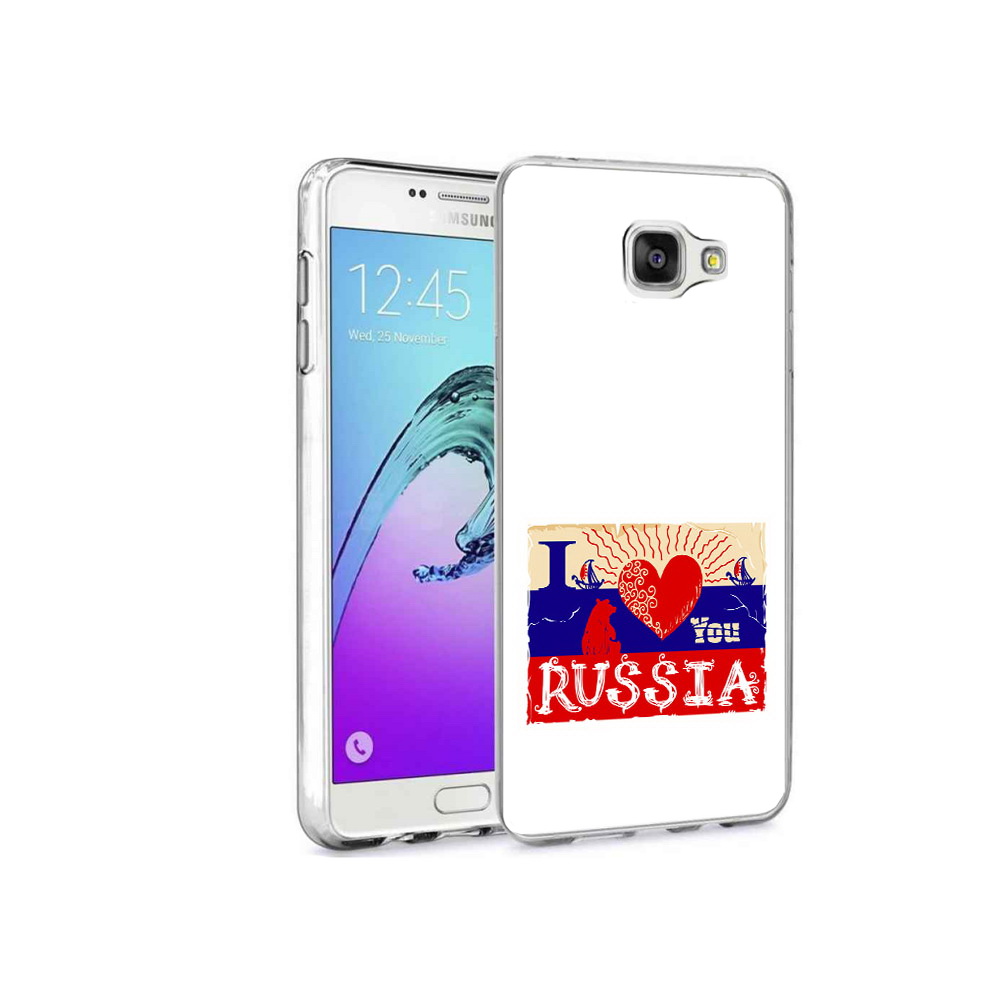 

Чехол MyPads Tocco для Samsung Galaxy A9 Pro Люблю Россию (PT52968.556.112), Прозрачный, Tocco