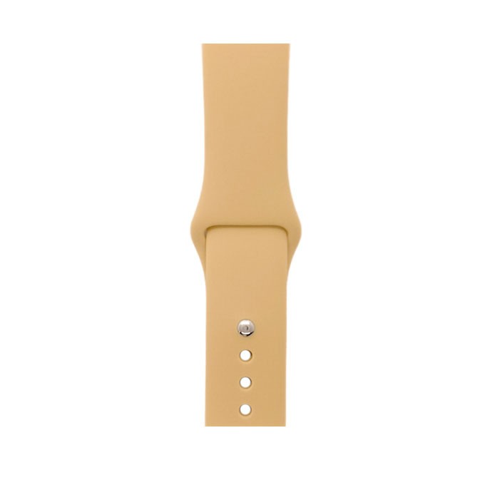 

Силиконовый ремешок для Apple Watch 42-44 мм, S/M, Горчичный, iGrape, Ремешок