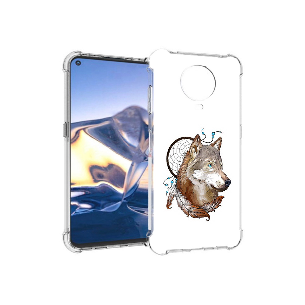 

Чехол MyPads Tocco для Nokia G10 волк и ловец снов (PT171673.98.269), Tocco