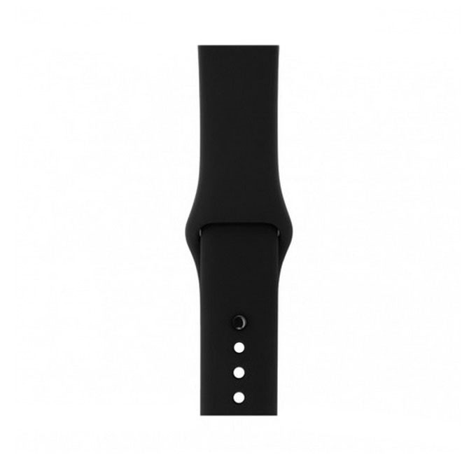 

Силиконовый ремешок для Apple Watch 42-44 мм, S/M, Черный, iGrape, Ремешок