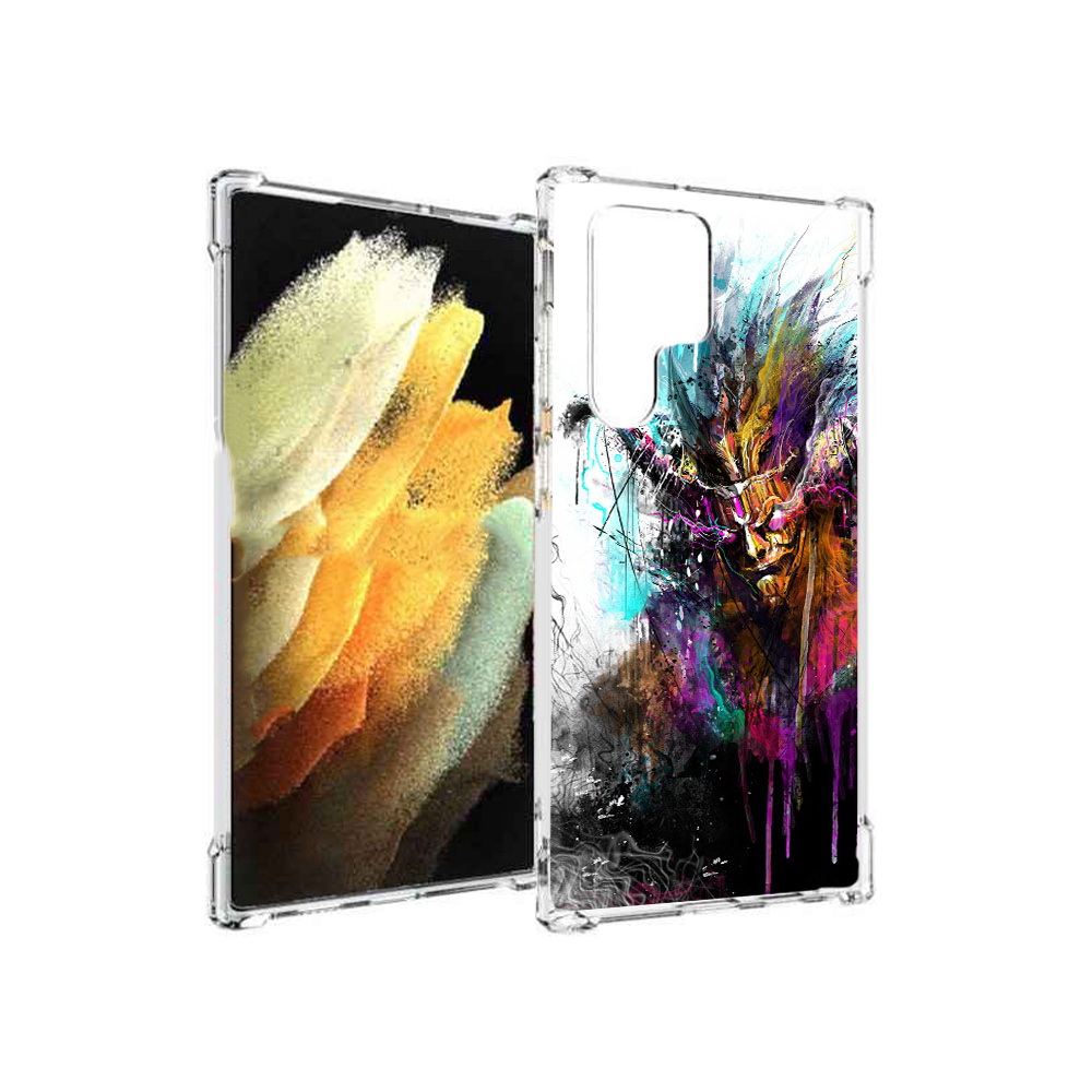 

Чехол MyPads Tocco для Samsung Galaxy S22 Ultra яркий дьявол (PT172602.555.709), Прозрачный, Tocco