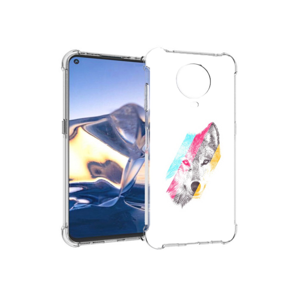 

Чехол MyPads Tocco для Nokia G10 волк градиент (PT171673.98.268), Tocco