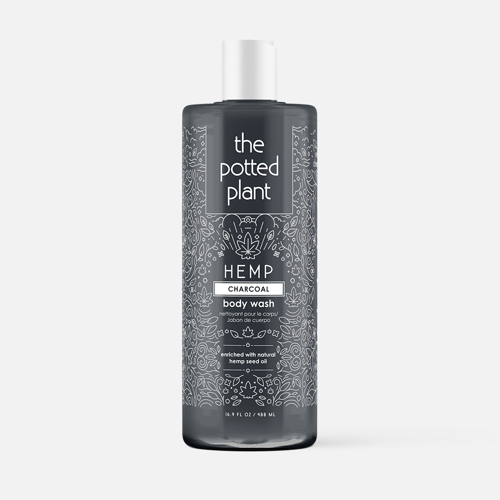 Гель для душа The Potted Plant Body Wash детокс, Charcoal, 488 мл