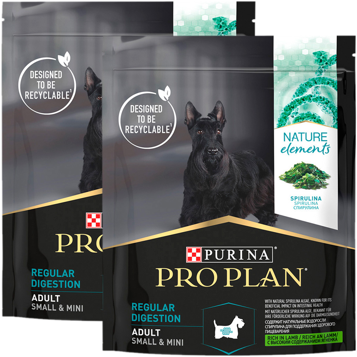 

PRO PLAN PRO PLAN NATURE ELEMENTS ADULT DOG SMALL & MINI REGULAR DIGESTION для взрослых со