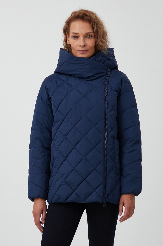 

Куртка женская Finn Flare FAB110223 синяя 2XL, FAB110223